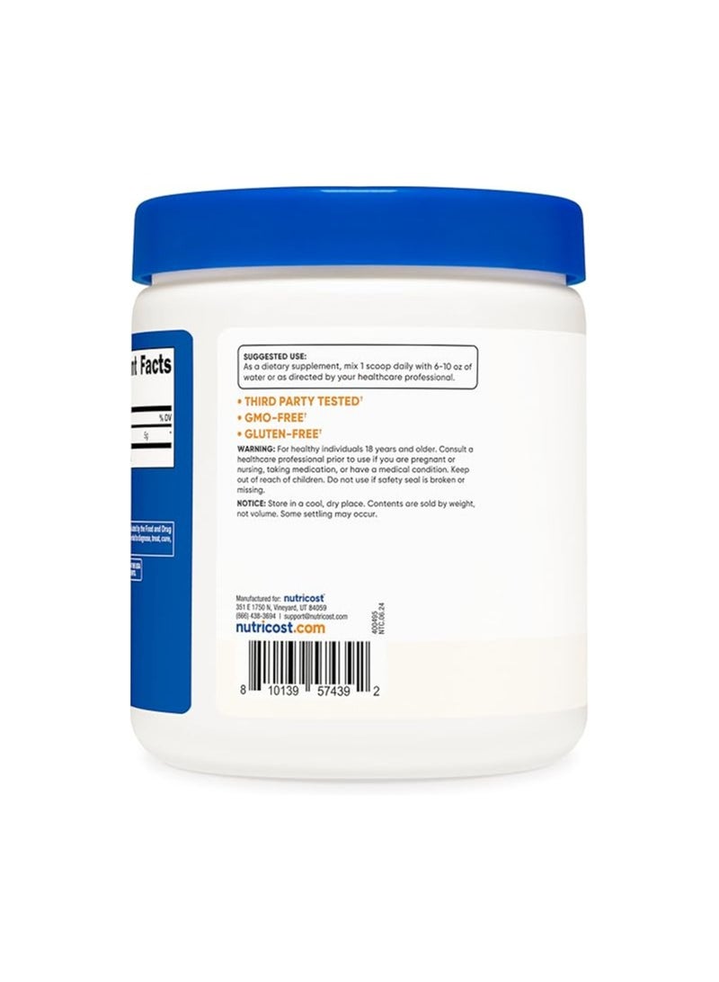 مسحوق الأرجينين النقي من nutricost (250 جرام، 5000 ملجم لكل وجبة، 50 وجبة) - Image 4