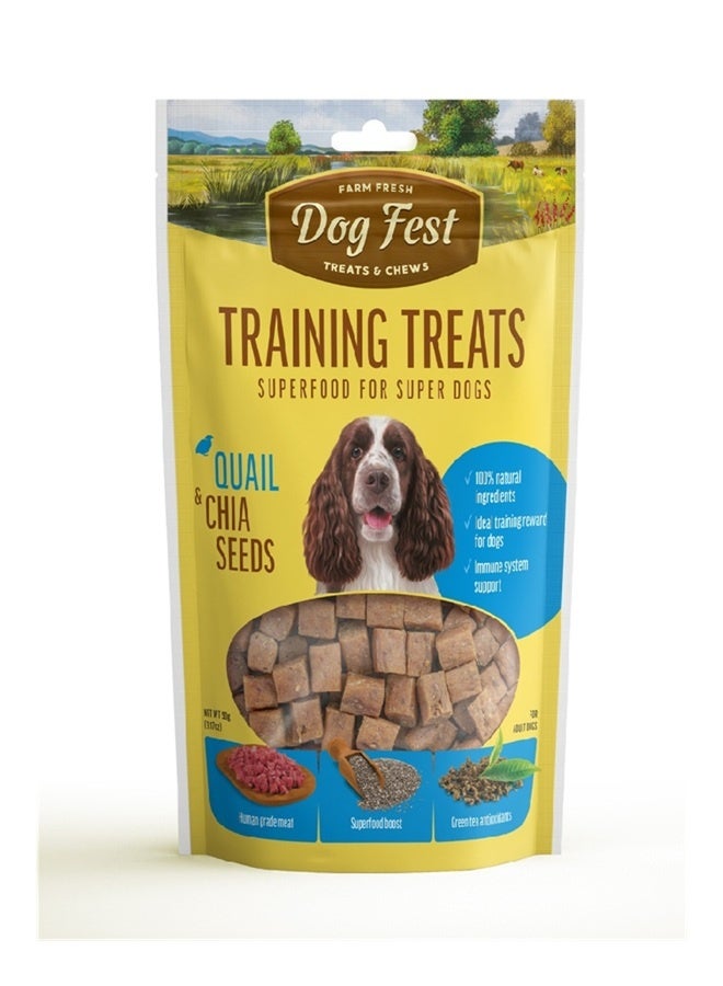 Training Treats Quail And Chia Seeds - 90G