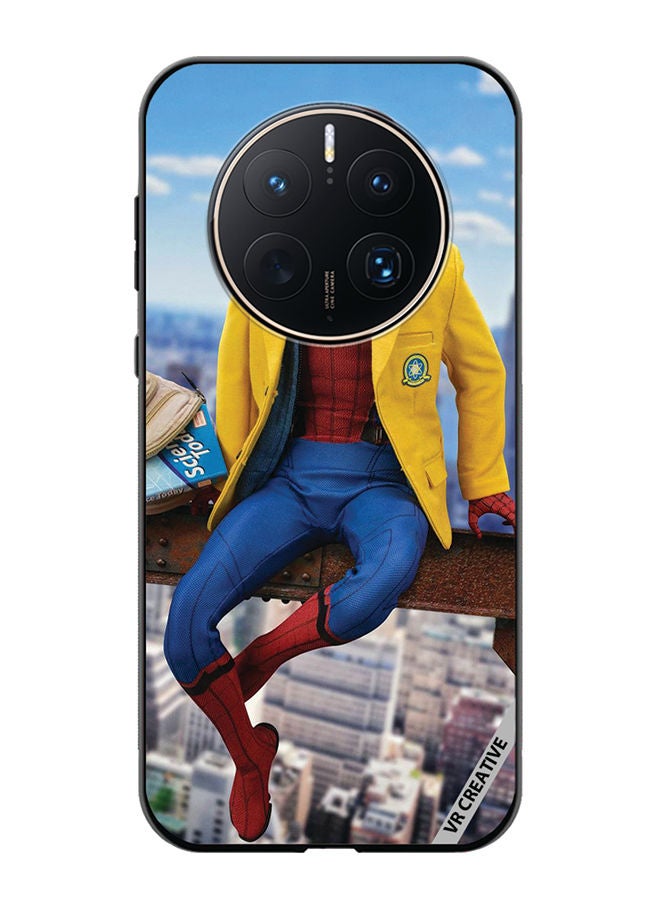 VR CREATIVE Protective Case Cover For Huawei Mate 50 Pro Spiderman Design Multicolour - Image 1