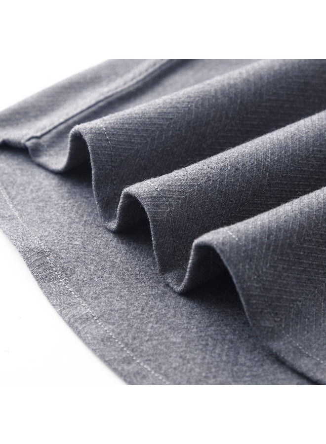 FIRS Shanshan Men's Long Sleeve Shirt Thickened Wool Blend Four Seasons Fluffy Warm Stretch Commuter Top - Image 5