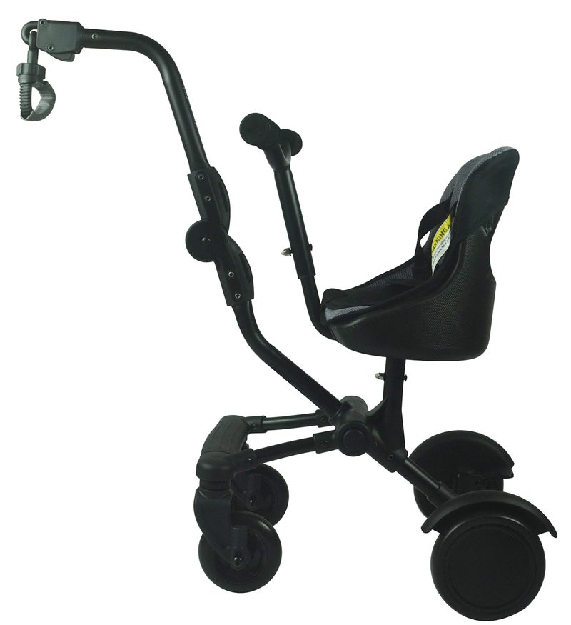 Englacha USA Englacha Uptown Rider Child Rides Alongside Stroller Attachment with Comfy Padded Saddle Seat Universal Fit for Most Strollers Quick and Easy to Use Designed for Safety