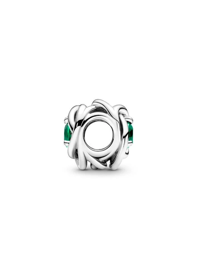 PANDORA May Birthstone Eternity Circle Charm