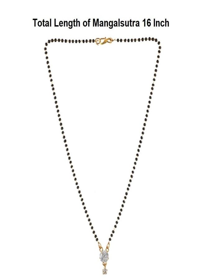 Efulgenz Ethnic Traditional CZ Mangalsutra for Women (Pack of 4) - Image 5