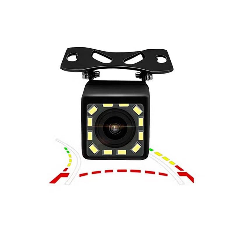 Turcee Backup Camera for Car HD Rear View Camera Ultra HD 12 LED Night Vision Waterproof 140° Wide View Reverse Camera Fit Universal Cars, SUV, Trucks, RV - Image 1