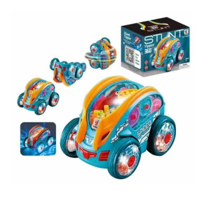 Transparent 360-degree universal sound and light electric tipper truck - Image 1