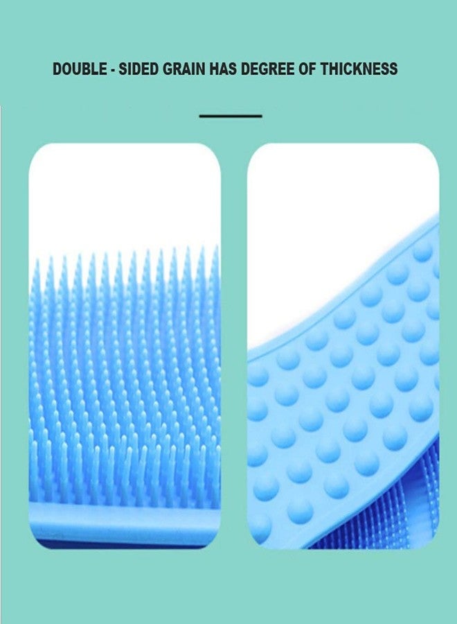 Drake Dual side Silicone Shower Massger Belt Back Scrubber Waterproof Belt for Shower - Image 5