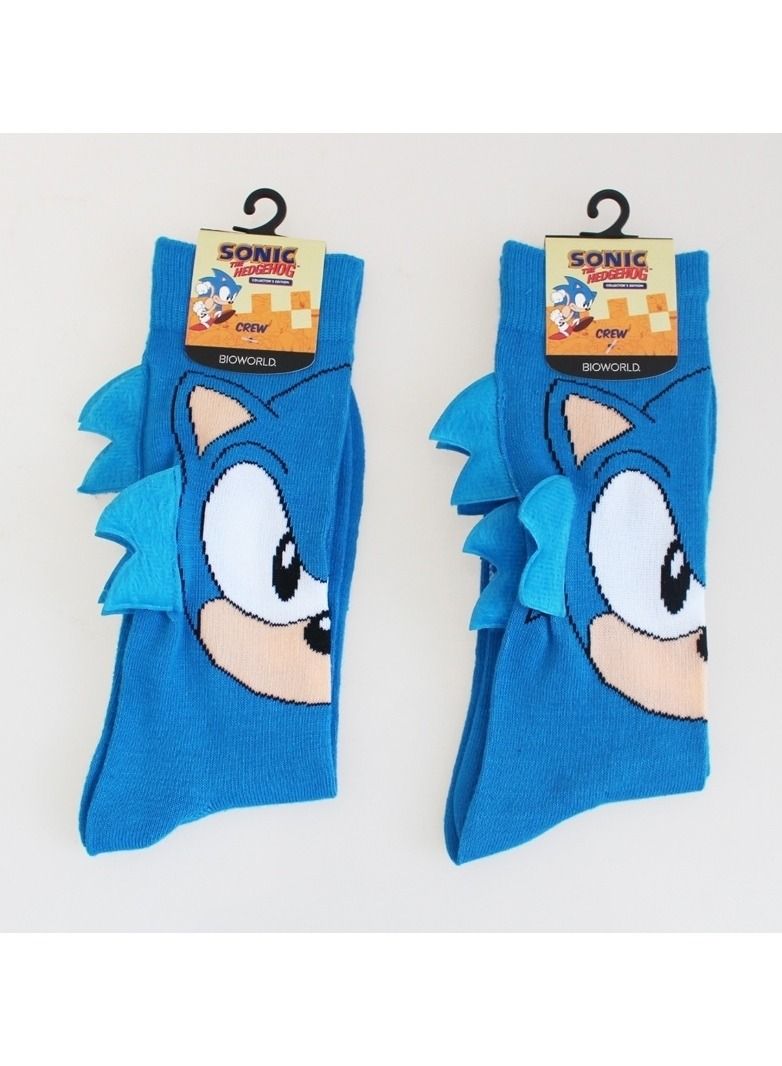 Vintage Fashion Men Women Uni Casual Cartoon Sony the hedgehog Socks  - Image 2