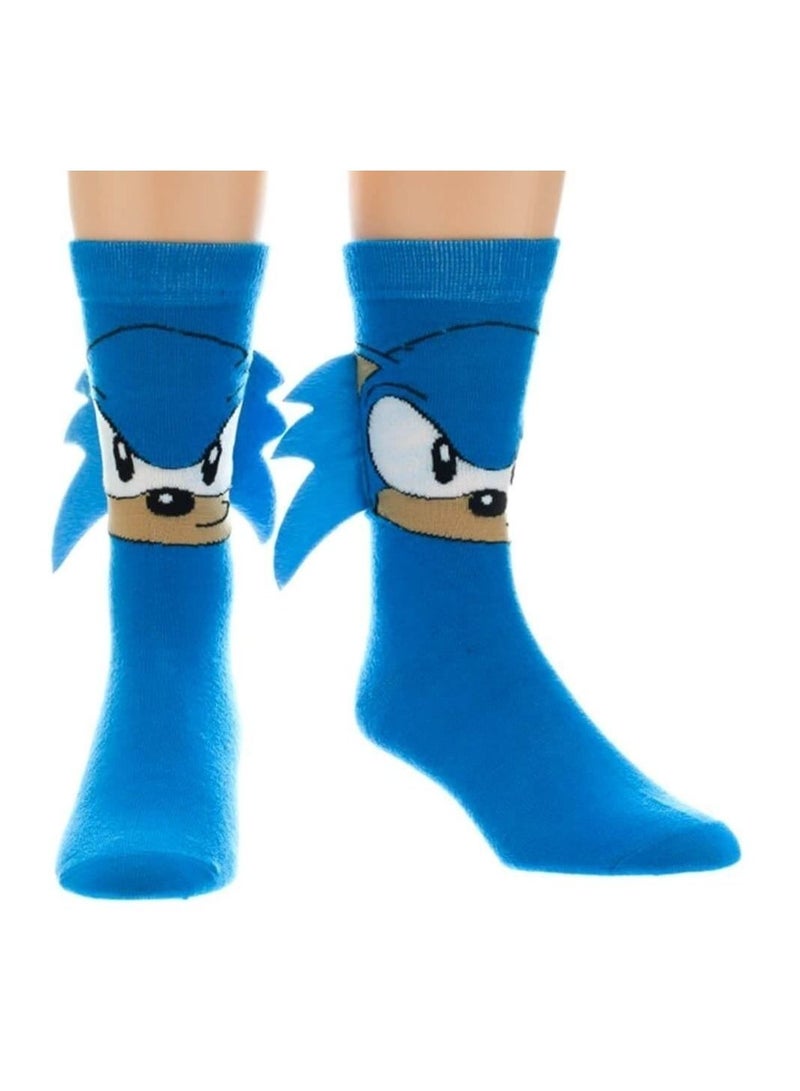 Vintage Fashion Men Women Uni Casual Cartoon Sony the hedgehog Socks  - Image 4