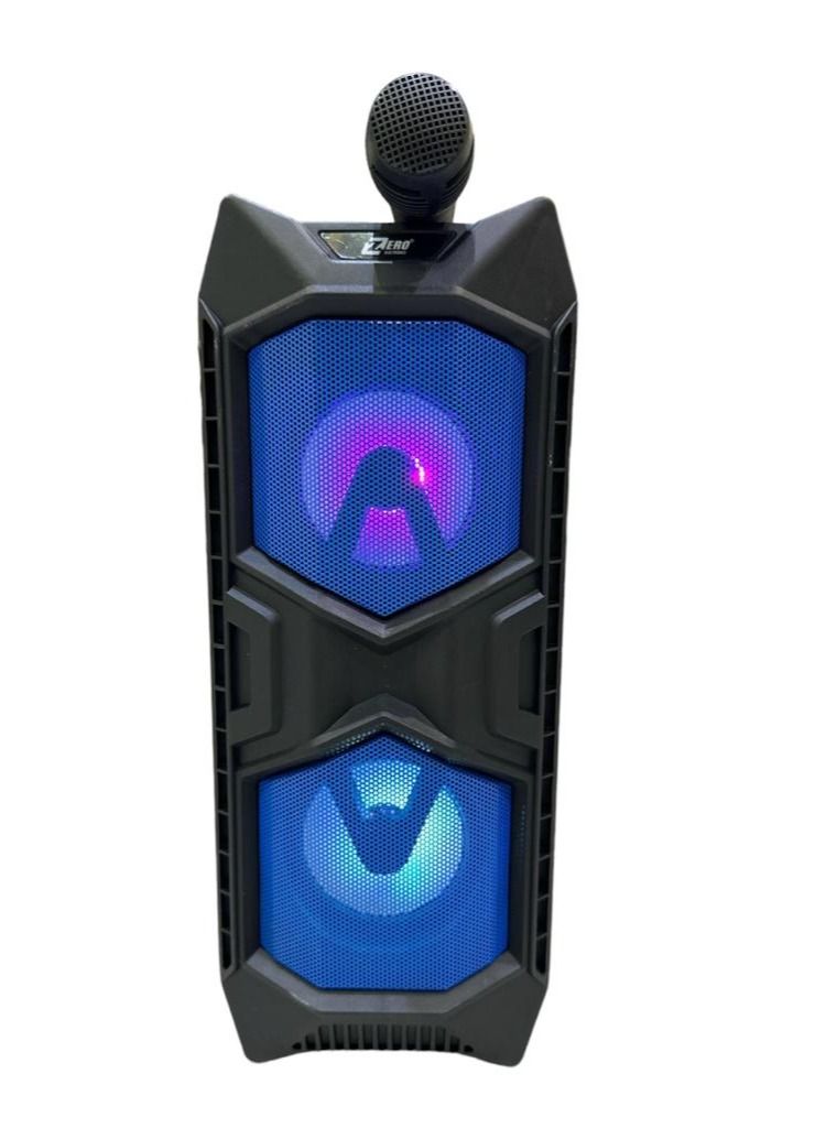 زيرو مكبر الصوت ZR-590S1.0 مع ميكروفون و بطارية لون أزرق - Image 2