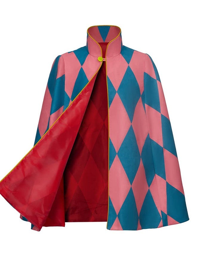 Halamodo Howl'S Moving Castle Cosplay Costume ,Howl's Cape Coat ,Howl Cosplay Outfit, Anime Carnival Role Play Costume With Cape Coat For Birthday Party Stage Performance Theme Party Talent Show ,One Size - Image 2