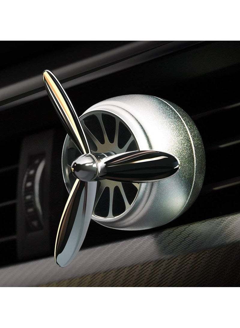 general [2 Pack]Car Air Fresheners Vent Clip, Essential Oil Car Fragrance Diffuser Vent Clip Car Decoration Car Purifier Spin Propeller Gift - Image 2