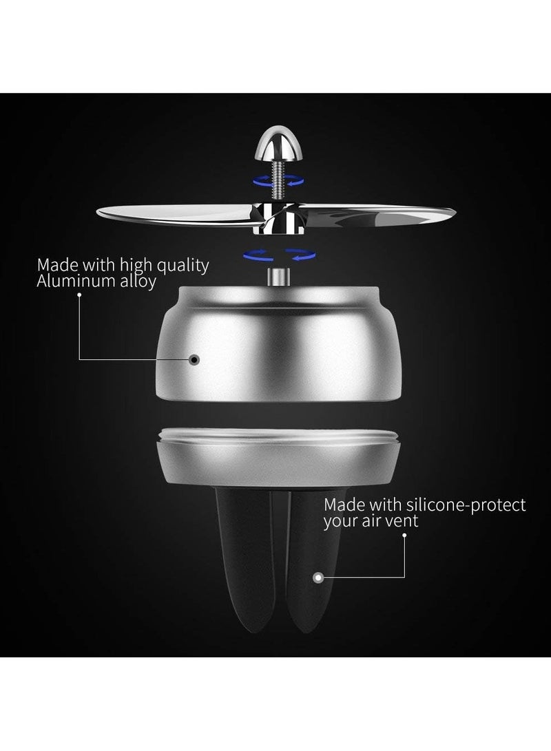 general [2 Pack]Car Air Fresheners Vent Clip, Essential Oil Car Fragrance Diffuser Vent Clip Car Decoration Car Purifier Spin Propeller Gift - Image 4