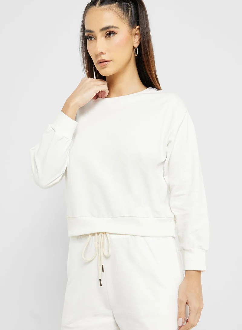 Ginger Sweatshirt & Shorts Set