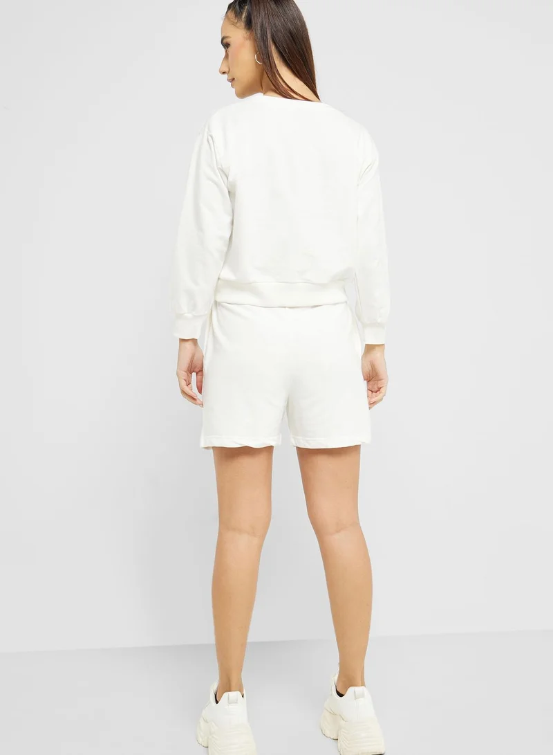 Ginger Sweatshirt & Shorts Set