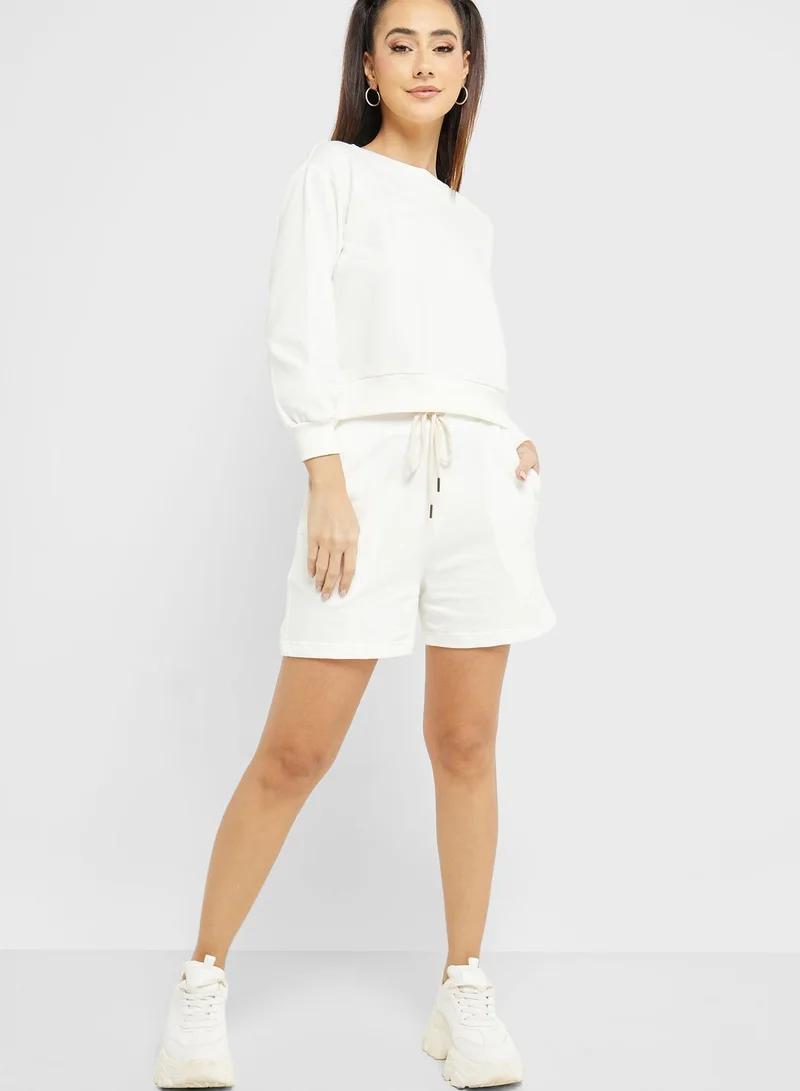 Ginger Sweatshirt & Shorts Set