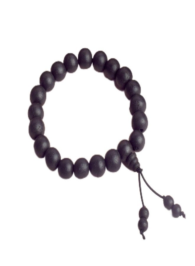 SATVIK OSOC™ Certified 100% Natural Govt. lab Certified 10 MM Karungali Bracelet for Men Women - Black Authentic Ebony Wood Matt Finish Karungali Bracelet for Daily Use - Image 1
