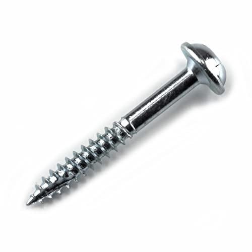 Kreg SML-F125-500 Zinc Pocket Screws, 1 1/4 Inch, 7 Fine Thread, Maxi-Loc Head (500 Count) - Image 2