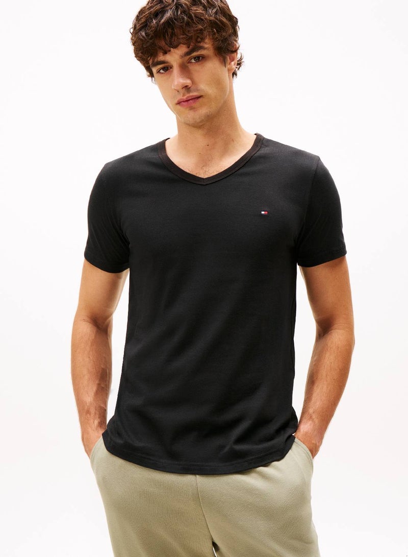TOMMY HILFIGER 3-Pack Signature V-Neck Lounge T-Shirts - Image 2