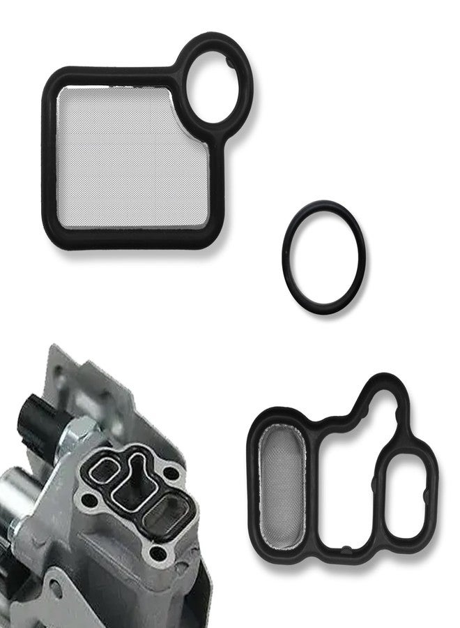 RBOKO Solenoid Gasket Valve Cover Set, olenoid Valve Replacement Parts. Compatible with Honda Civic Accord CR-V Element Fit, Acura RSX TSX, 15845-RAA-A01 15815-RAA-A02 91319-PAA-A01 - Image 1
