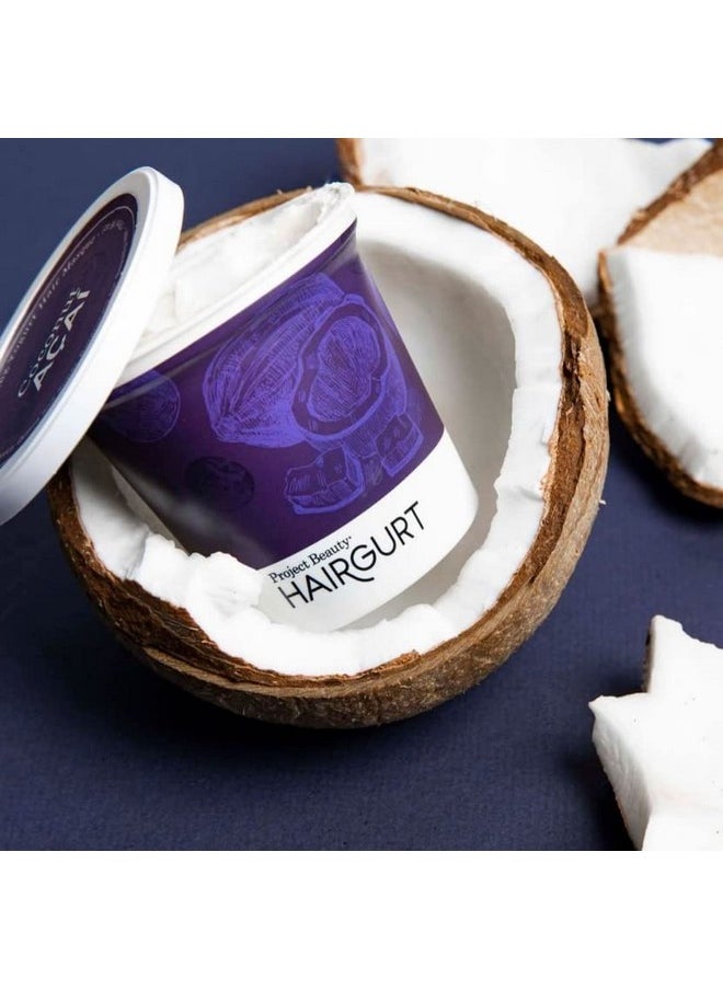 Hairgurt Hairgurt Curl Perfecting Yogurt Hair Mask - Coconut-Acai - Hair Mask for Wavy Hair Care - Nourishing Hair Treatment Masks- Ideal for Dry Hair - Promotes Bouncy, Shiny Curls - 6 oz  - Image 2
