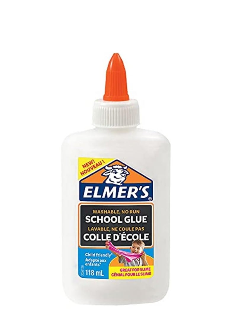 Elmers غراء المدرسة القابل للغسل من إلمر 4 أونصة سائلة / 118 مل - Image 1