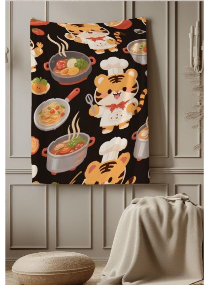 عام بطانية رقيقة من الفانيلا الكرتونية للأطفال والرضع (دافئة ومريحة، ومناسبة للنوم والألعاب) 70 سم * 100 سم - Image 4