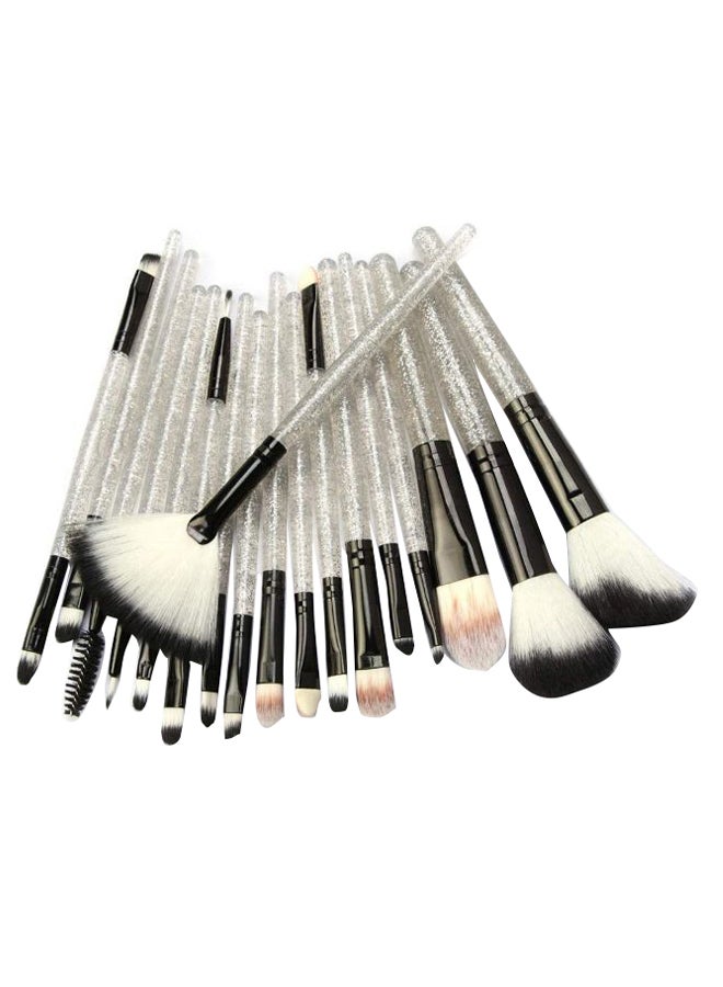 طقم فُرش مكياج احترافية من 18قطعة متعدد الألوان - Image 2