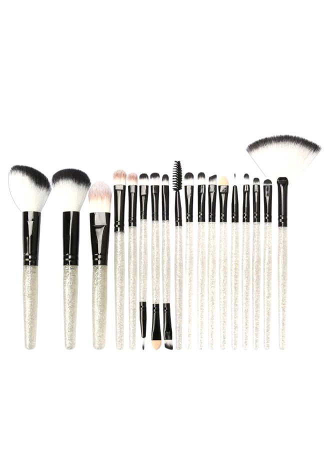 طقم فُرش مكياج احترافية من 18قطعة متعدد الألوان - Image 1