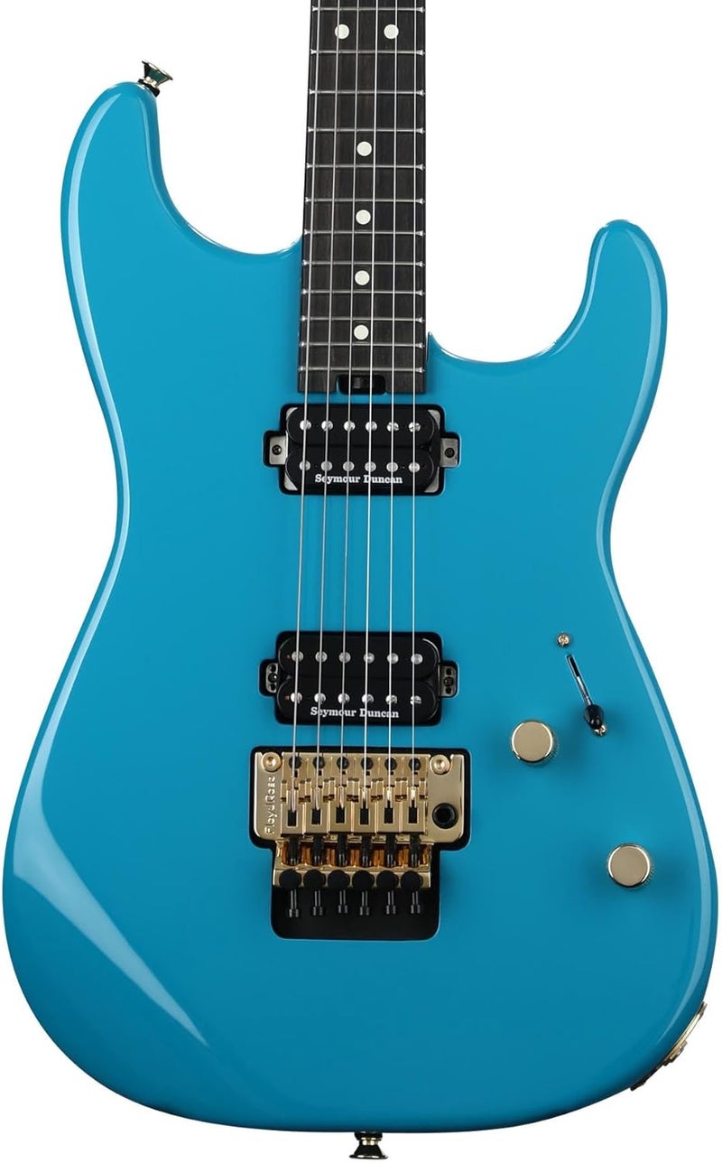 Charvel Pro-Mod San Dimas Style 1 HH FR EBY Electric Guitar - Miami Blue