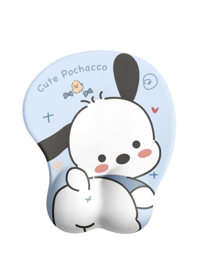 Pacha Dog Wrist Guard Mouse Pad Wrist Guard Table Mat Cute Keyboard Hands Instagram Style Girl's Keyboard Mat Office-pattern:Good Luck Lotus Mouse Pad + Keyboard Rest/Package 2-piece Set  - Image 5
