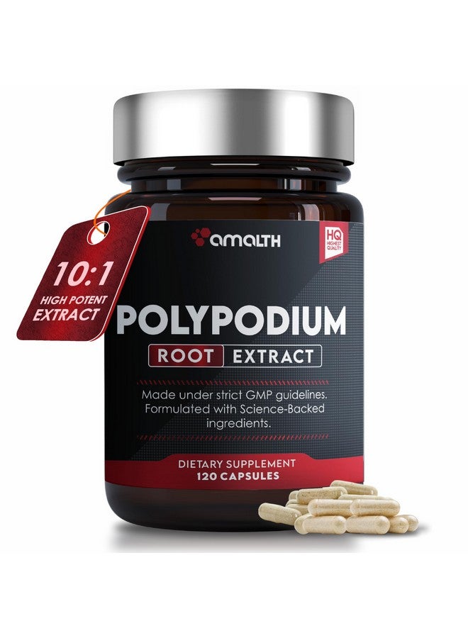 AMALTH Polypodium Leucotomos Extract -Supports Natural Healthy Skin -Antioxidant Supplements -120 Capsules (Gluten Free & Non-GMO) - Image 1