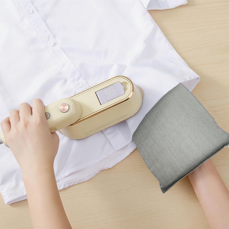 Quacc Heat Resistant Steaming Glove, Garment Steamer Ironing Hand Pad Anti Steam Glove Travel Garment Hand Held Steamer Tiny Ironing Board Mitt for Clothes - Image 5
