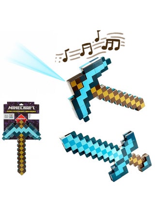 Minecraft Video Game Toy Sword and Pickaxe 2 in 1 Transforming Toy With Sound and Light Effects, Gift for Kids - pzsku/ZE50D5176A5545111BA9EZ/45/1746704598/cd2e21d7-0edb-40e0-8f62-3ec3ebda5634