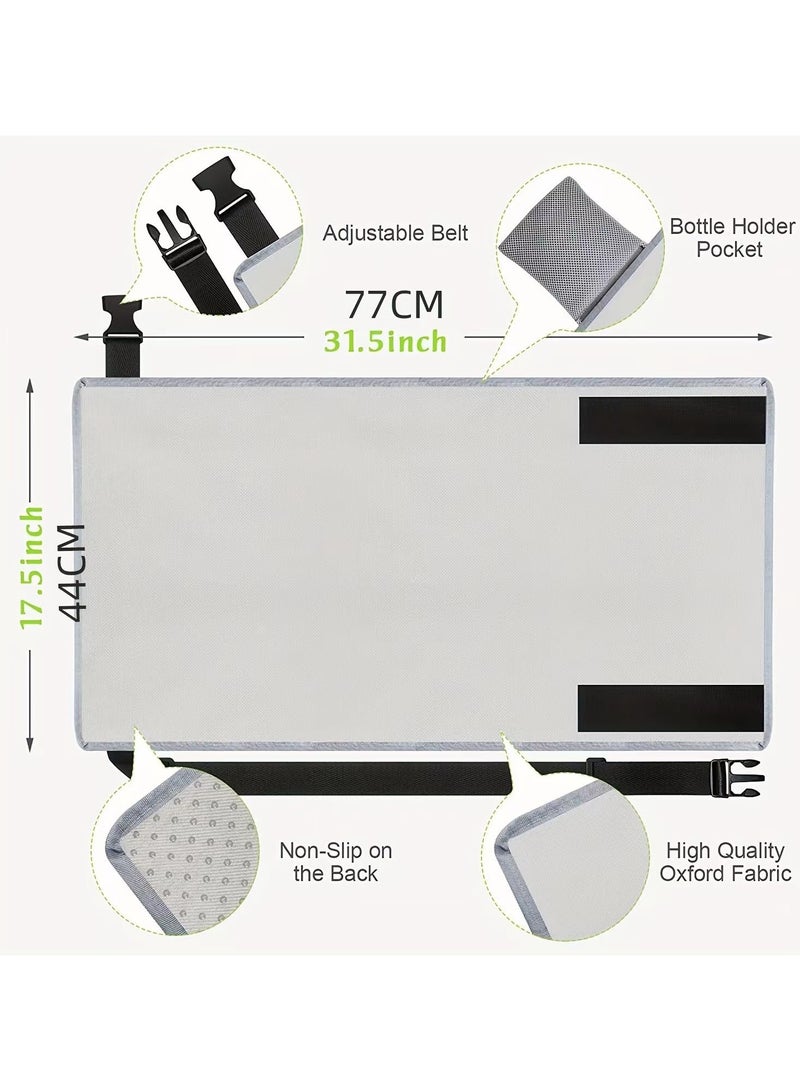 غنافوتو موسع مقعد الطائرة للأطفال، سرير محمول للأطفال الصغار للسفر، مسند قدم للسفر للرحلات الجوية، مناسب للسيارات ومسند القدمين للطائرات - Image 4