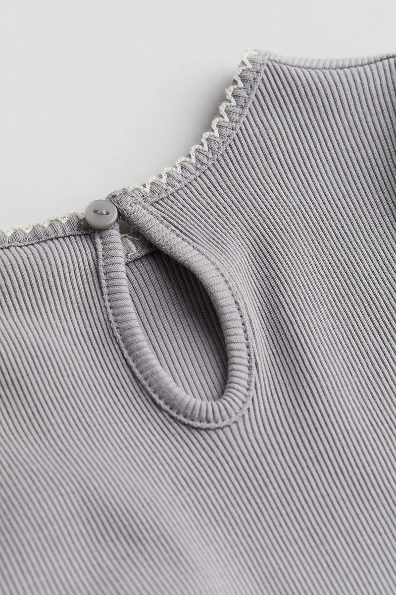 اتش اند ام Ribbed Jersey Top