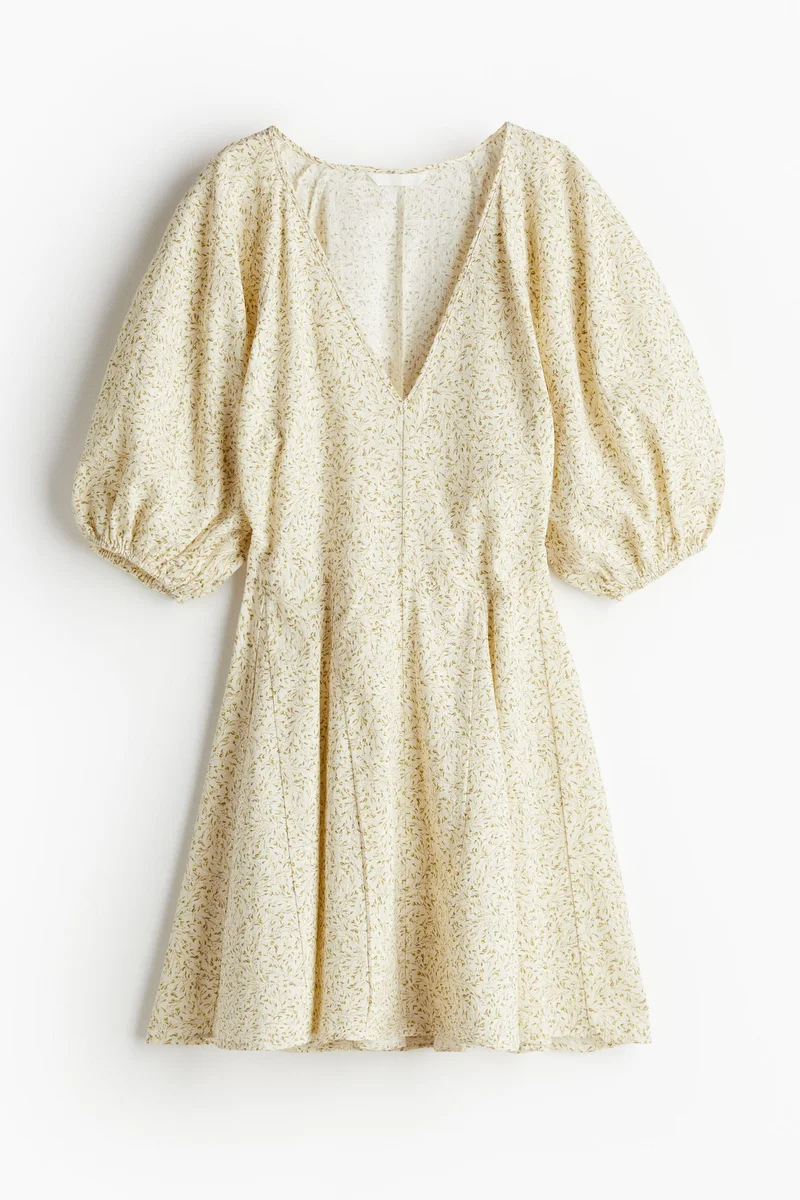 اتش اند ام فستان بتنورة واسعة