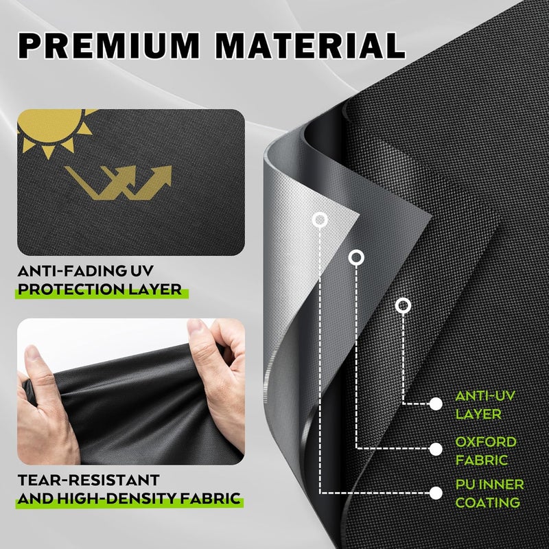 Starcrew Griddle Cover for Charbroil 28" XL Performance Series 3-Burner Grill, Flat Top Grill Cover for Charbroil 28in Propane Gas Griddle 463258924 All Weather Protective Cover - Image 3