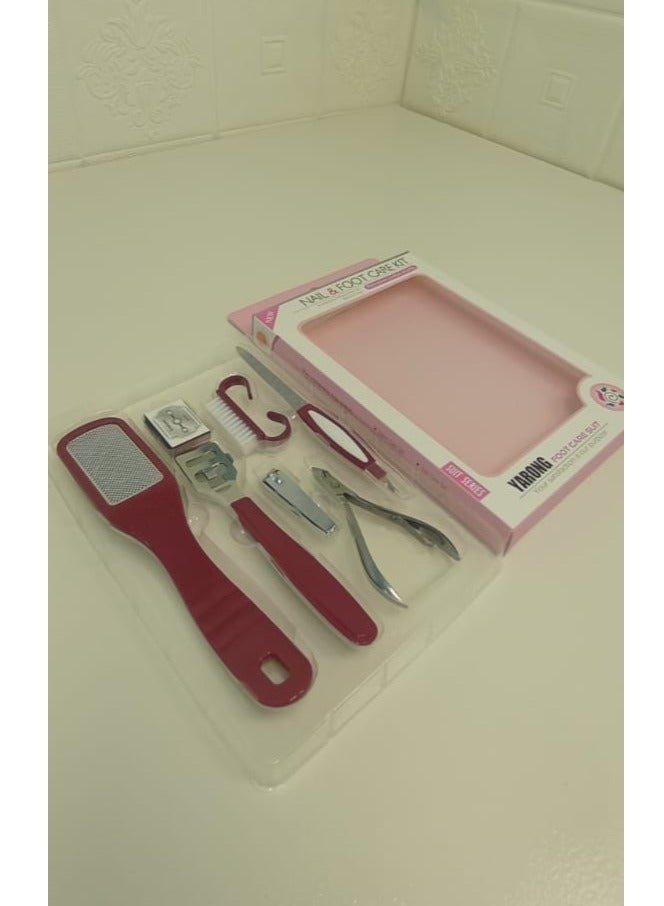 يورنج مجموعة عناية متكاملة بالأظافر والقدم  7 قطع بجودة عالية - Image 1