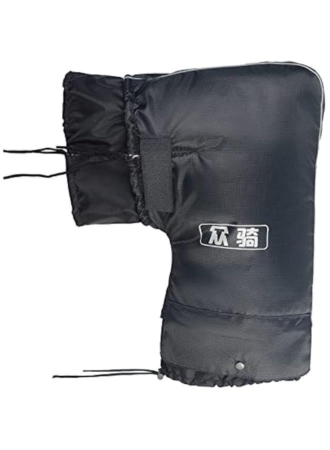 Motorcycle Handlebar Gloves Muff for Cold Weather Riding Mittens Windproof E-Bike Handguards Hand Protectors Covers 2pcs  - Image 1