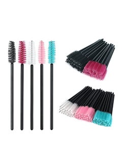 g2plus Able Eyelash Mascara Brushes Wands Applicator Makeup Kits 100 Pack (Multicolored)  - Image 3