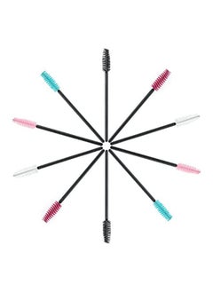g2plus Able Eyelash Mascara Brushes Wands Applicator Makeup Kits 100 Pack (Multicolored)  - Image 4