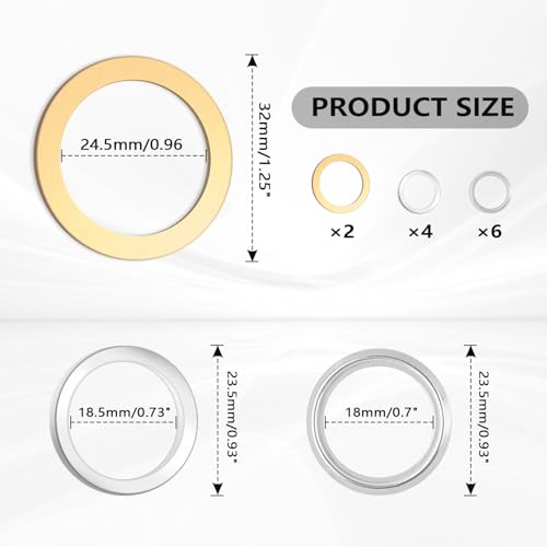 Aokdom 12PCS Oil Drain Plug Gasket,Crush Washer Oil Drain Plug Washer Replacement OEM#9043024003,1215710010,90430A0003,Transfer Case Differential Gasket Compatible with Lexus Toyota - Image 2