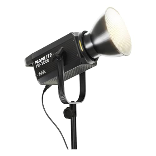 Nanlite FS-300B 350W Bi-Color LED Spotlight-2700K-6500K Adjustable CRI 96,App Control,Led Video Light Bowens Mount for Photography/Videography/YouTube/TikTok Content Creation & Live Streaming - Image 3