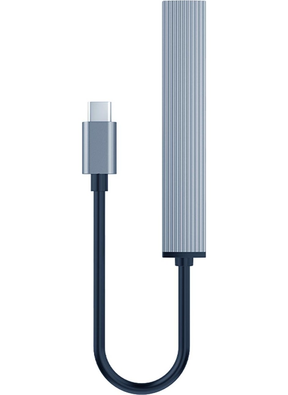Orico - Type-C To Usb3.0 4 Port Multiplexer Hub Aluminum - Image 1
