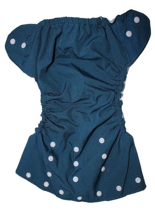 DBRANDY Adjustable Reusable & Washable Cloth Diaper for Babies Free size (3Months- 3Years) |5kg-17kg| (Blue, Pack of 1) - Image 2