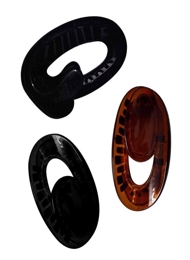 Nat Hair Clips/Claw for Women and Girls Pack of 3 - Image 1