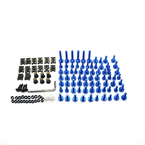 BAIONE Motorcycle Fairing Bolt Kit Screws Fasteners Fixing Sportbike for Yamaha Honda Kawasaki Suzuki BMW, Mounting Kits Washers Nuts Screws Clips Assortment - Image 4