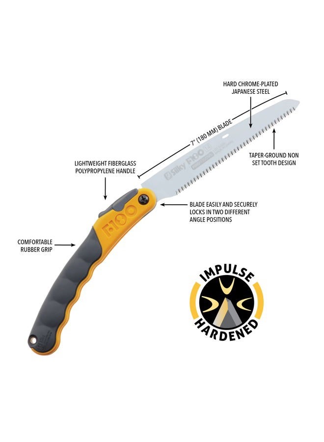 SILKY منشار يدوي للمناظر الطبيعية القابل للطي من السلسلة الاحترافية الجديدة F180 بأسنان دقيقة، 141-18 - Image 4