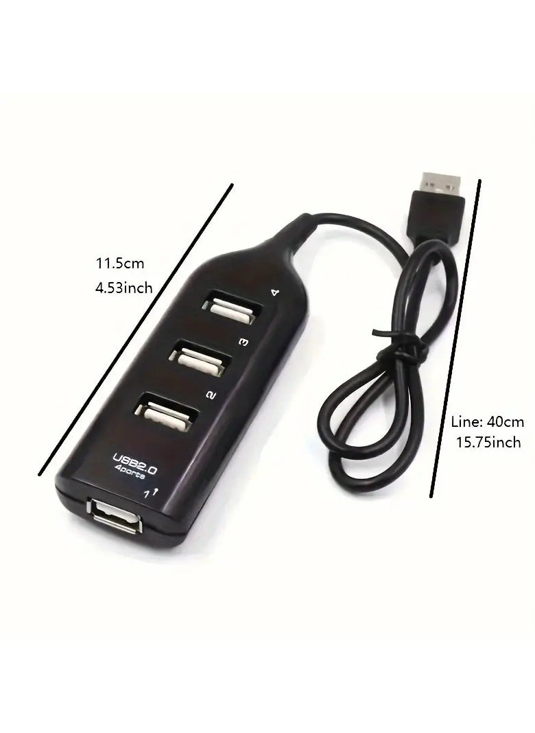 Home Clearance Sale Micro USB Hub 2.0 Multi USB Port 4 Ports Hub USB High Speed HUb USB Splitter For PC Computer Accessories  - Image 2
