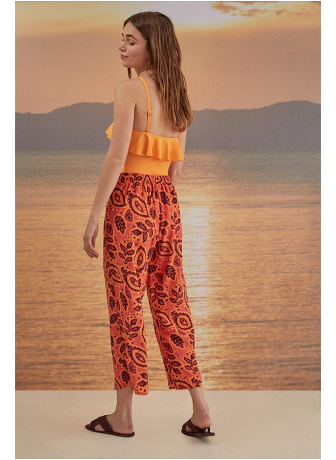 women'secret - Printed Capri long pants - Image 1